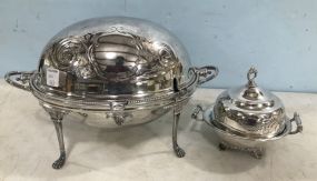 Silver Plate Serving Footed Dishes