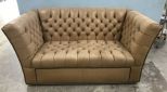 Beige Chesterfield Style Sofa
