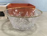 SALZBURG Gold Cristal De Flandre Bowl