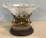 Castilian Brass Swan Center Piece