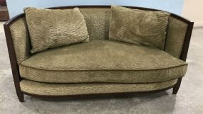 Swaim Carved Upholstered Sofa