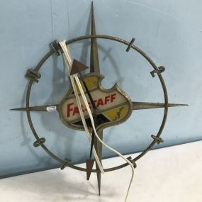 Vintage Falstaff Wall Clock