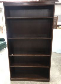 Tall Cherry Finish Bookcase