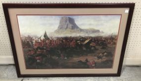 Red Coats Ware Scene Print