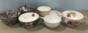 Group of Collectible Porcelain Cups