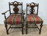 Two English Arm Chair and Side Chair