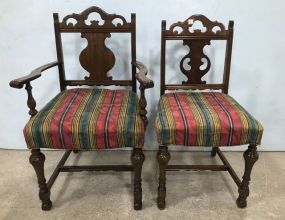 Two English Arm Chair and Side Chair