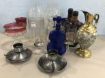 Assorted Collectible Glassware and Decor