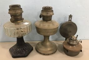 Two Vintage Oil Lamps