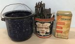 Vintage Tins and Train Tracks