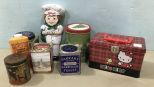 Group of Vintage Collectible Tins