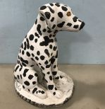 Concrete Dalmatian Statue