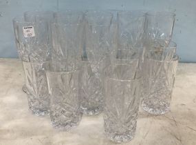 Clear Glass Water Goblets and Cups