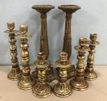Group of Decorative Candle Stick Holders