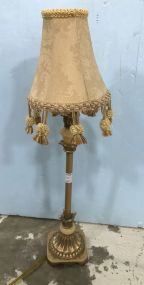 Small Modern Decor Gold Gilt Table Lamp