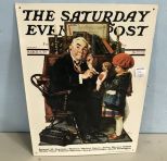 The Saturday Evening Post Norman Rockwell Sign