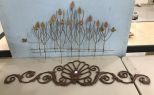 Two Metal Wall Decor Art