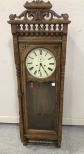 Henry Ford Museum Oak Long Case Wall Clock