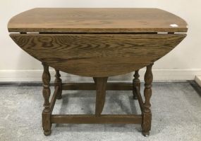 Oak Drop Side Gate Leg Table