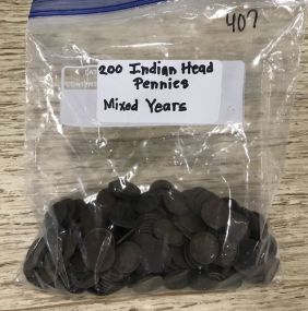 200 Indian Head Pennies