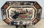 Japanese Hand Painted Peacock Platter