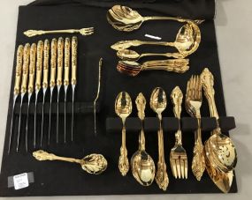 Oneida Community Brass Flatware Set