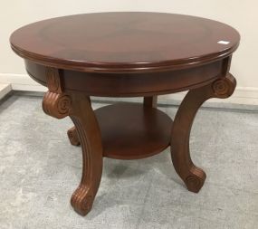 New Cherry Round Lamp Table