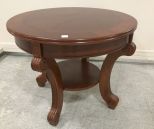 New Cherry Round Lamp Table