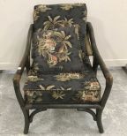 Vintage Bamboo Style Arm Chair