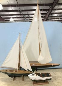 Decorative Wood Sailing Ships and Boat Decor