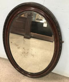 Oval Beveled Wall Mirror