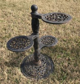 Outdoor Iron Plant Stand