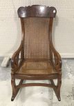 Antique Cane Rocking Chair