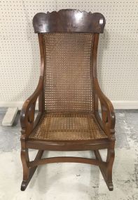 Antique Cane Rocking Chair