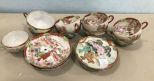 Japanese Hand Painted Tea Cups and Saucers