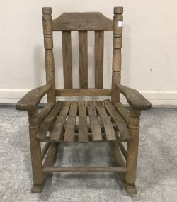 Child's Oak Rocking Chair