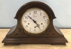 Colonial Wheat Carved Mantle Clock