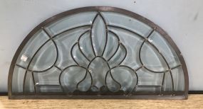 Leaded Beveled Glass Top Light Panel