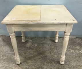 Small Painted Lamp Table