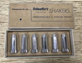Schaeffer's Shakers Salt & Pepper Shakers