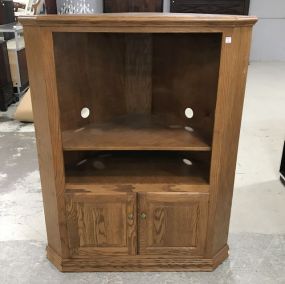 Eagle Company Oak Corner TV Cabinet