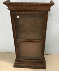 Antique Oak Wall Clock Case