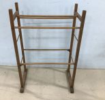 Primitive Style Quilt Rack