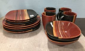 Hometrends Stoneware Pottery Dishware