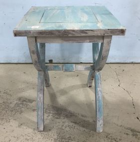 Painted Small Accent Table