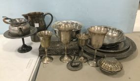 Group of Silver Plate Server Ware