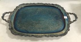 Webster Wilcox Oneida Silver Plate Footed Tray