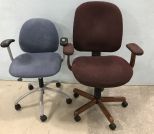 Two Rolling Office Desk Chairs