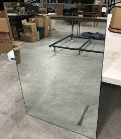 Two Glass Rectangle Panels