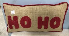 Ho Ho Needle Work Pillow